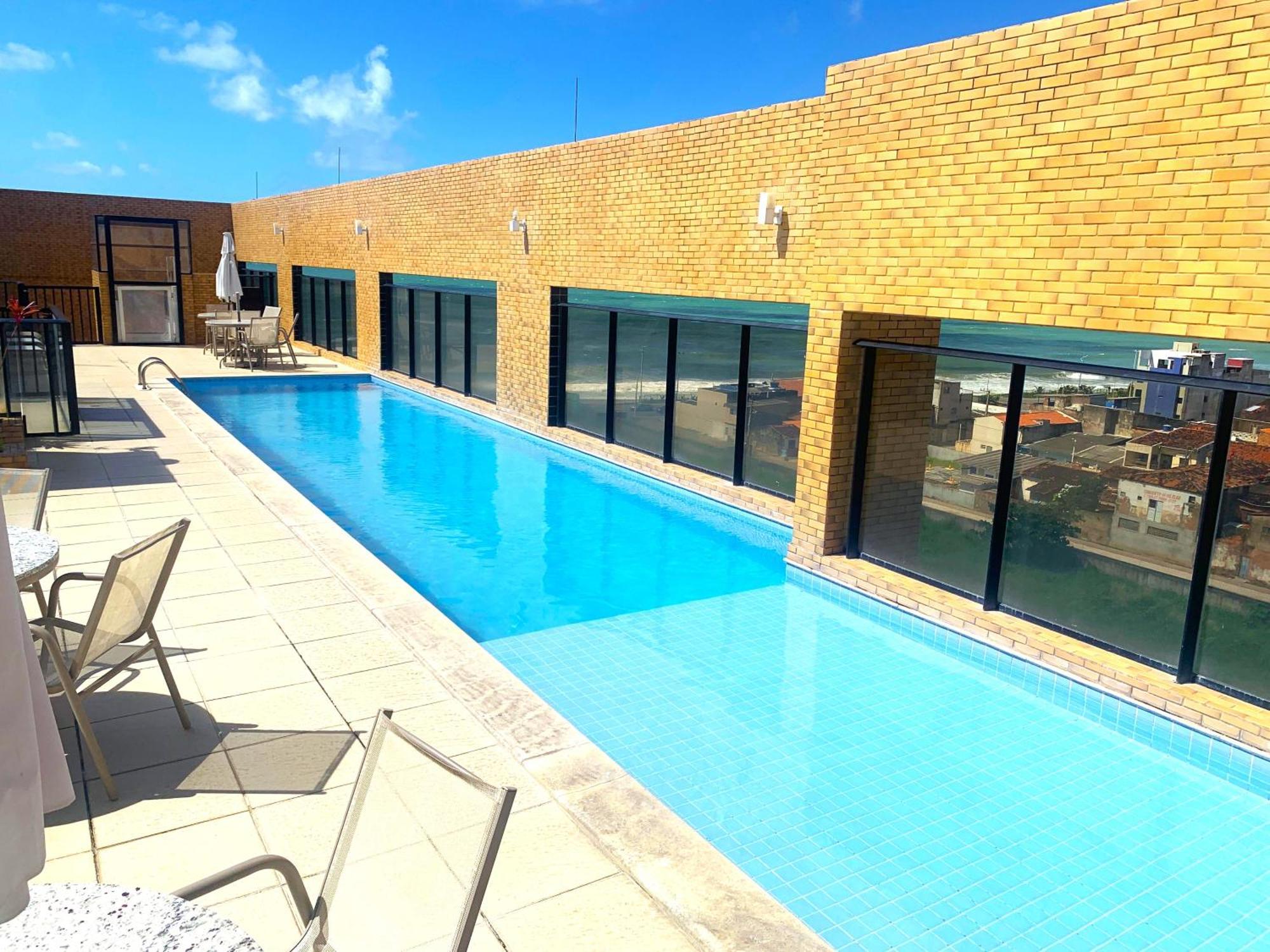 Apartamento 50M Praia- Piscina - Vista Mar - Academia - Maceió Eksteriør billede