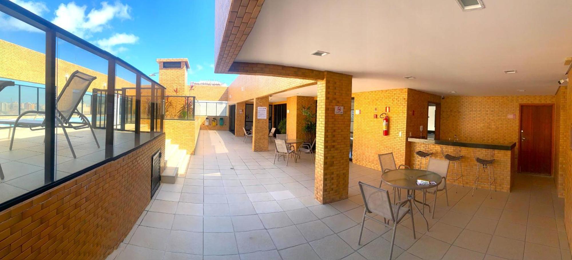 Apartamento 50M Praia- Piscina - Vista Mar - Academia - Maceió Eksteriør billede