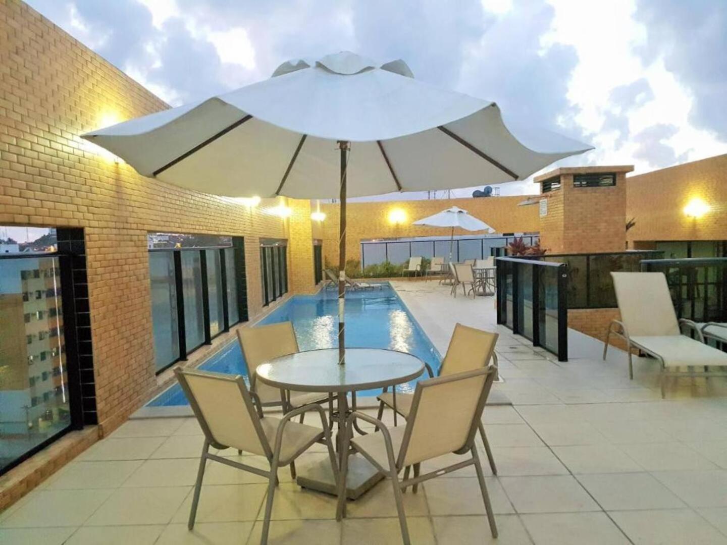 Apartamento 50M Praia- Piscina - Vista Mar - Academia - Maceió Eksteriør billede