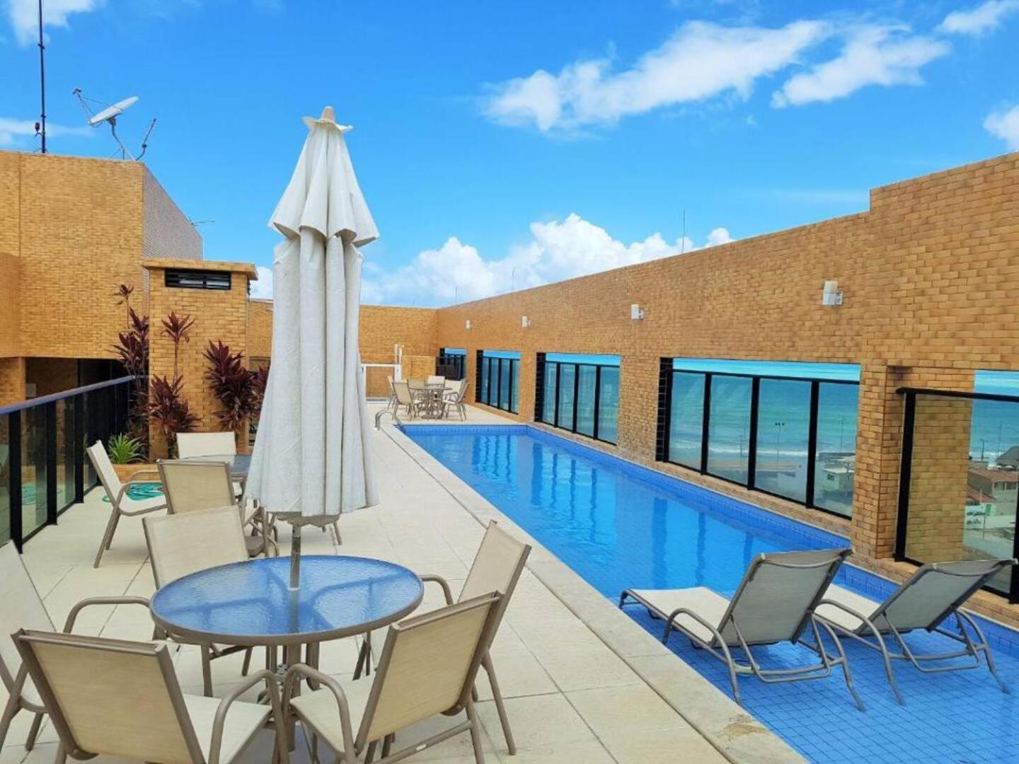 Apartamento 50M Praia- Piscina - Vista Mar - Academia - Maceió Eksteriør billede